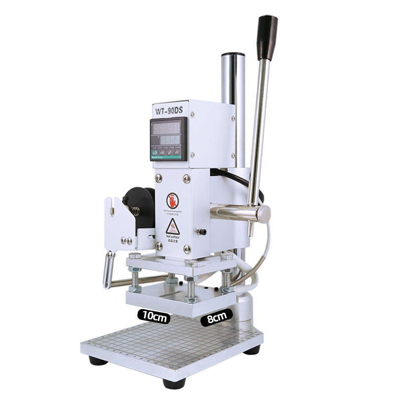 Hot Foil Press Stamping Machine 10x13cm Leather Bronzing Machine Embosser for Paper PU Leather Wood