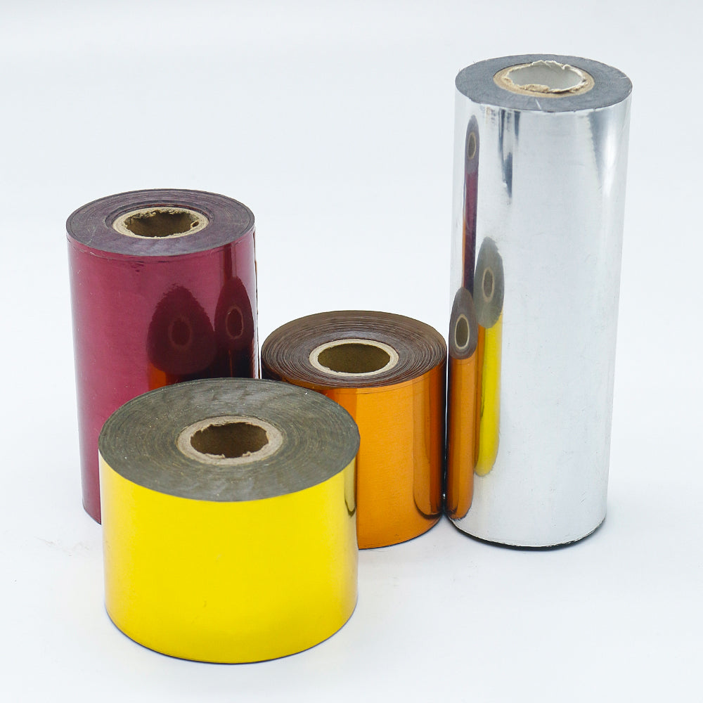 Zhengfei 5cm size UV DTF hot stamping foil roll is suitable for paper and plastic crystal labels.
