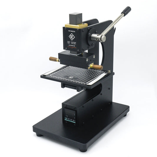 Digital Display Manual Heat Press Machine for Packaging & Logo Embossing – 90XTS