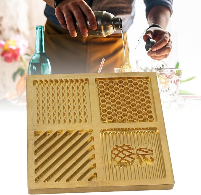 Bar Ice Stamp Copper Mold Personalized Marker Brass Ice Cube Seal Whiskey Cube Embossing Plate