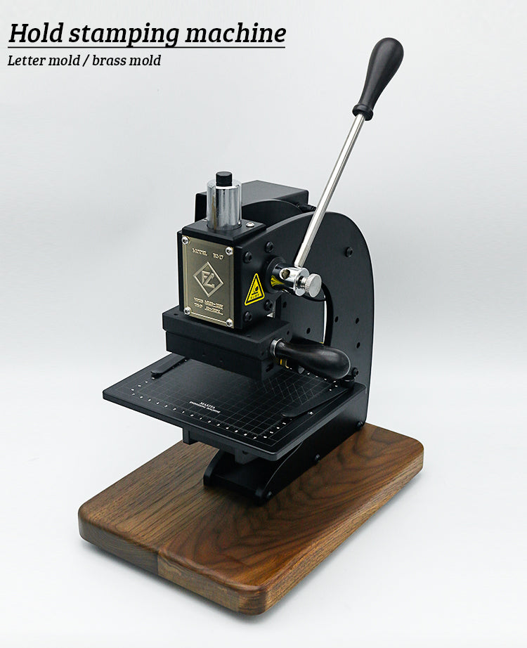 Manual Heat Press Stamping Machine Leather Hot Foil Logo Stamp Tool Embossing Machine Leather Key Ring Hot Foil Stamping Machine