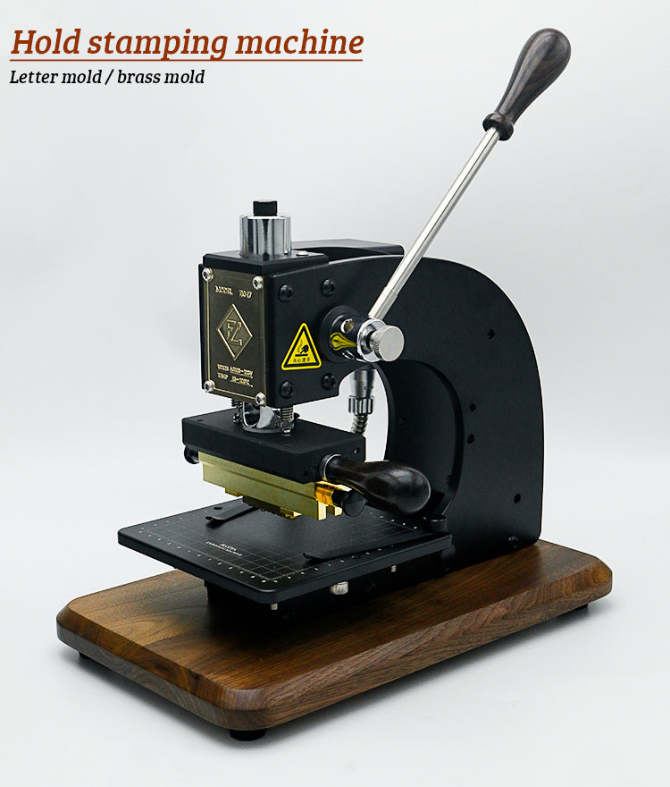 Hot Foil Stamping Machine Leather Stamp Emboss Press Tool Logo Custom Manual Digital Pvc Card Book Paper Heat Press Machine