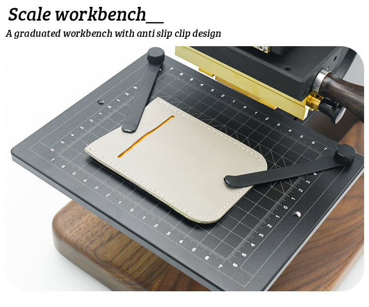 Manual Heat Press Stamping Machine Leather Hot Foil Logo Stamp Tool Embossing Machine Leather Key Ring Hot Foil Stamping Machine