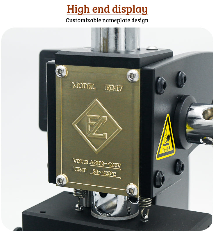 Hot Foil Stamping Machine Leather Stamp Emboss Press Tool Logo Custom Manual Digital Pvc Card Book Paper Heat Press Machine