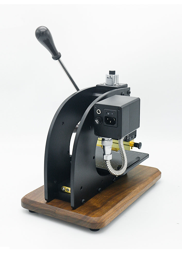 Hot Foil Stamping Machine Leather Stamp Emboss Press Tool Logo Custom Manual Digital Pvc Card Book Paper Heat Press Machine