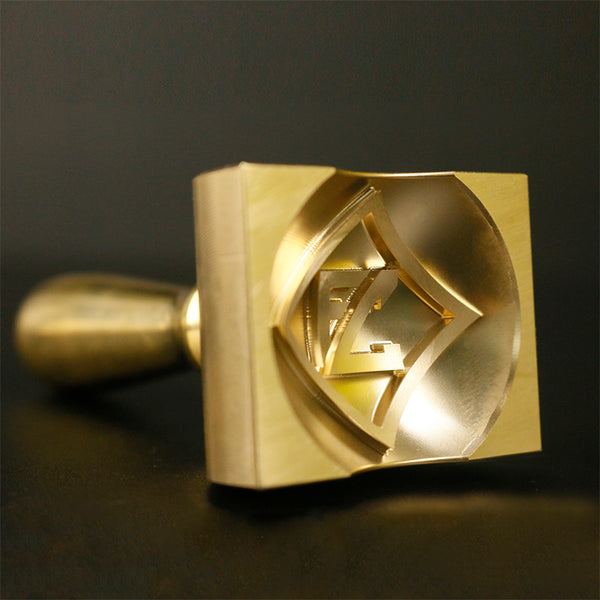 Custom Food Safe Brass Spherical Stamp for Ice – Infinity Stamps Inc.