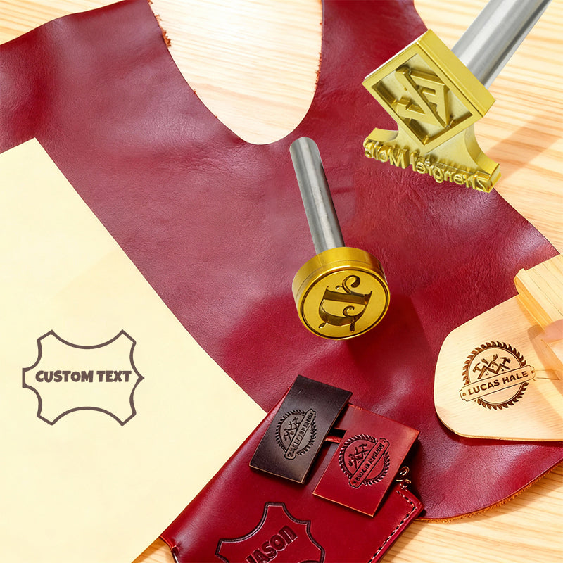 Customized shoe and leather stamps, custom copper molds, steel rods, beating sticks, brass stamps, leather logo stamps, perforation (per kilogram)