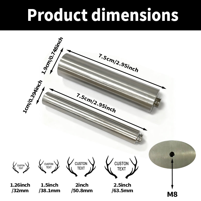 Customized shoe and leather stamps, custom copper molds, steel rods, beating sticks, brass stamps, leather logo stamps, perforation (per kilogram)