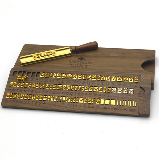 Brass Alphabet Font Type Set (A–Z + Numbers + Symbols)