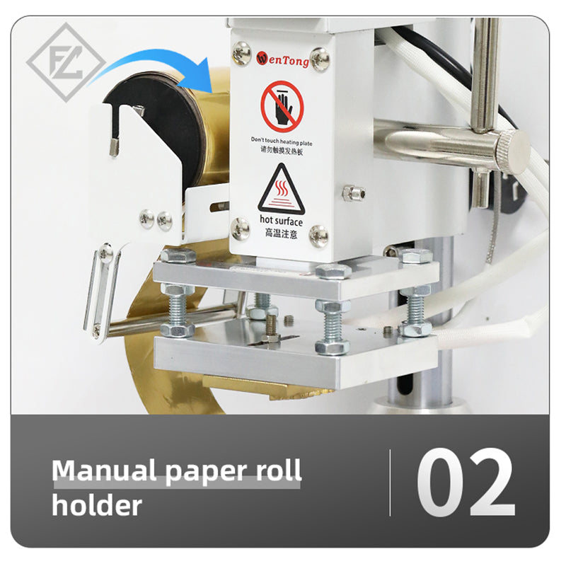 Mini Digital Hot Foil Stamping Machine – Gold Foil Leather Logo Embossing Press (T-Slot)