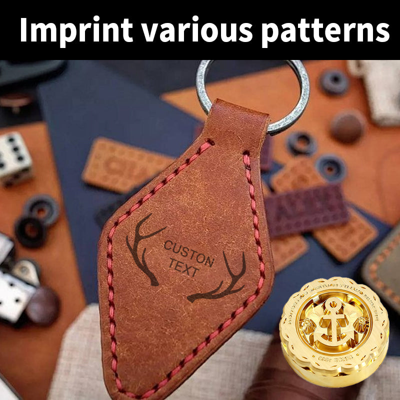 Customized shoe and leather stamps, custom copper molds, steel rods, beating sticks, brass stamps, leather logo stamps, perforation (per kilogram)