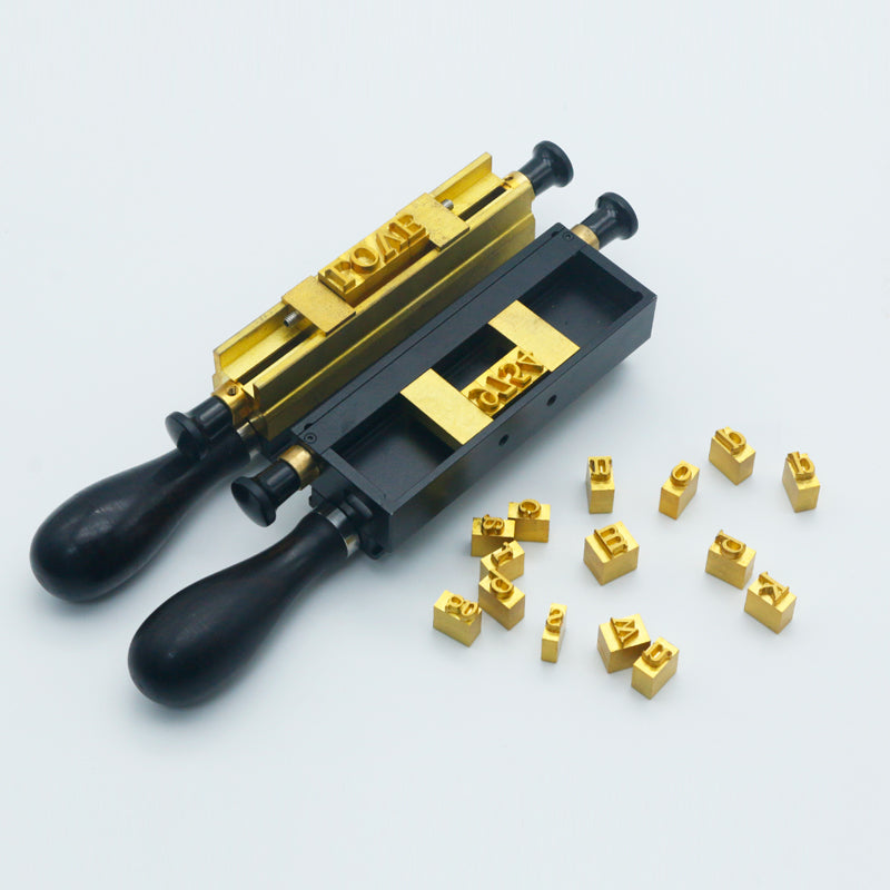 Number/Alphabet/Hebrew Brass Copper Flexible Heat Press LOGO T Slot Tall Engraving Mold Letters Hot Foil Stamping Letter Stamps