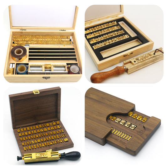 Hot Stamping Brass Mold Live Letters Printing Stamper CNC Engraving 0-9 Number A-Z Letters Alphabet Symbol Character Seal Stamp