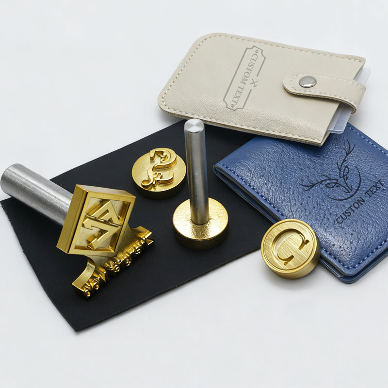 Customized shoe and leather stamps, custom copper molds, steel rods, beating sticks, brass stamps, leather logo stamps, perforation (per kilogram)