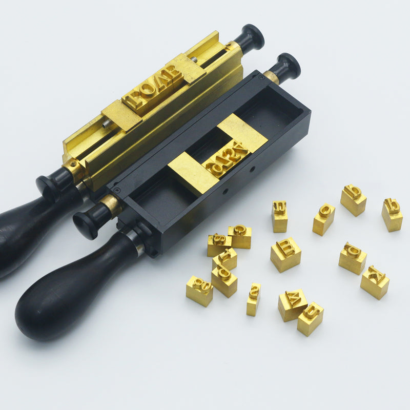 Number/Alphabet/Hebrew Brass Copper Flexible Heat Press LOGO T Slot Tall Engraving Mold Letters Hot Foil Stamping Letter Stamps