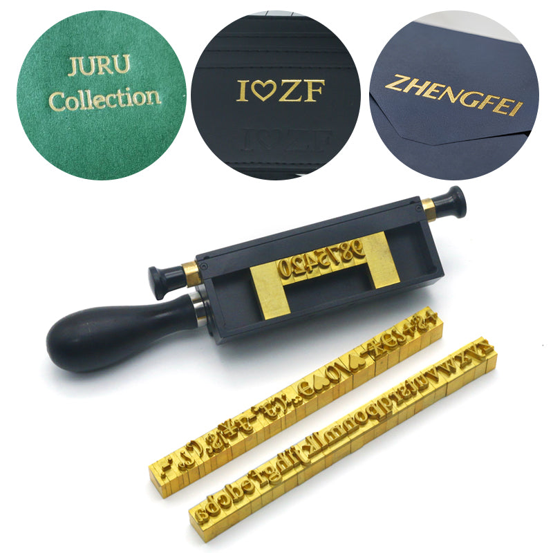 Hot Stamping Brass Mold Live Letters Printing Stamper CNC Engraving 0-9 Number A-Z Letters Alphabet Symbol Character Seal Stamp