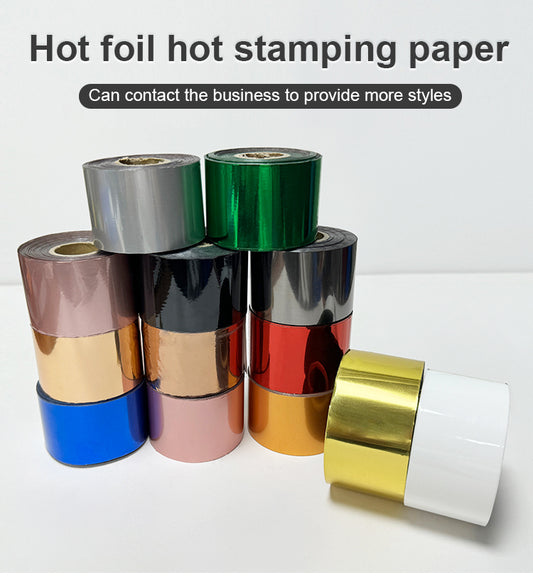 Zhengfei UV DTF hot stamping foil rolls are suitable for paper and plastic crystal labels.