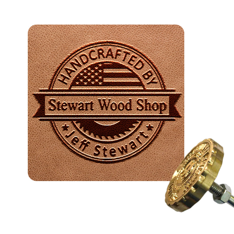 Handmade Crafts Gifts Coconut Food Leather Brass Stamps Brand Engraving Samples Customized Events Kitchen Tools and Stamps