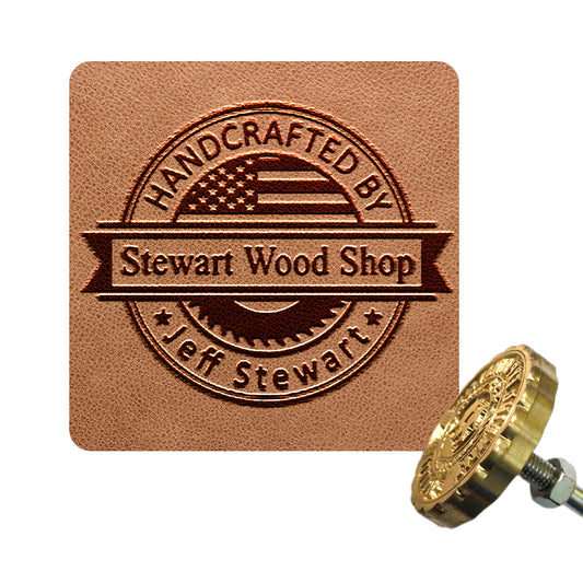 Handmade Crafts Gifts Coconut Food Leather Brass Stamps Brand Engraving Samples Customized Events Kitchen Tools and Stamps