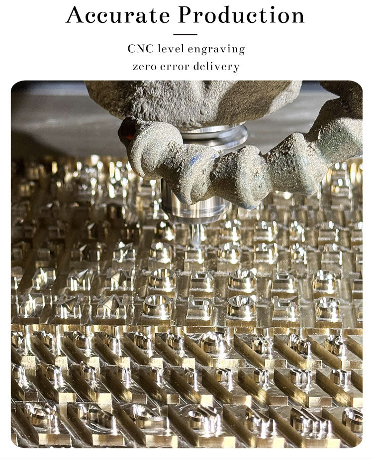 Hot Stamping Brass Mold Live Letters Printing Stamper CNC Engraving 0-9 Number A-Z Letters Alphabet Symbol Character Seal Stamp