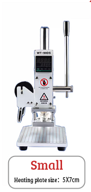 5X7Cm8X10Cm10X13Cm Small Handheld Leather Paper Stamping Machine With Customized Voltage And Plug