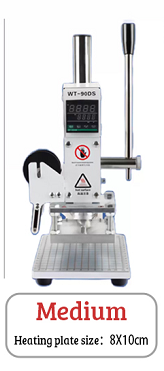 5X7Cm8X10Cm10X13Cm Small Handheld Leather Paper Stamping Machine With Customized Voltage And Plug