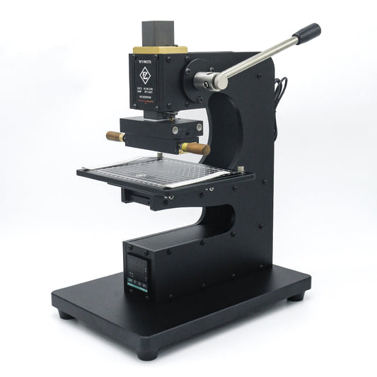 Digital Display Manual Heat Press Machine for Packaging & Logo Embossing – 90XTS