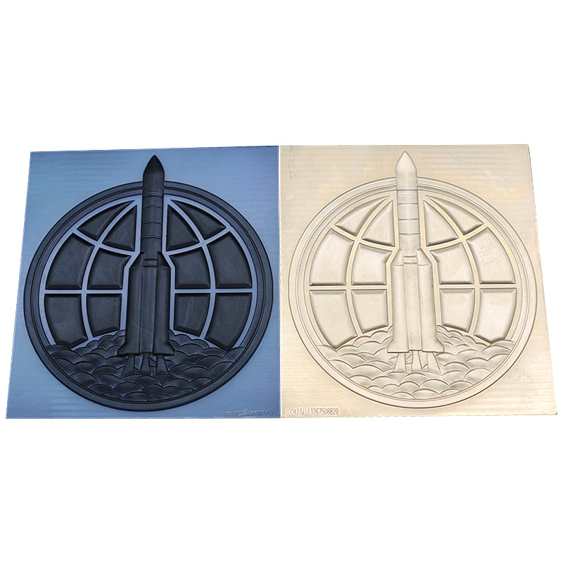 Relief and hot stamping mold is suitable for cardboard embossing and convex effect.