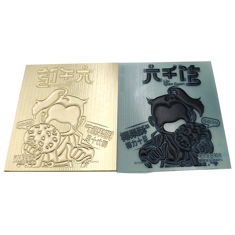 Relief and hot stamping mold is suitable for cardboard embossing and convex effect.