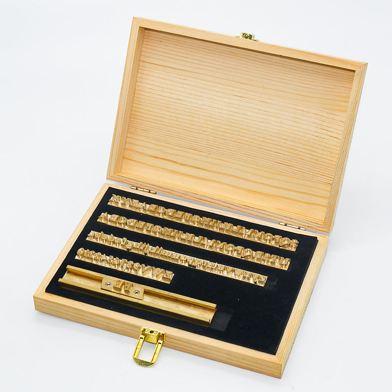 Factory Direct Sales T-shaped Movable Type Copper Mold, LOGO Leather Goods Hot Stamping Mold, English Letter Hot Stamping Mold