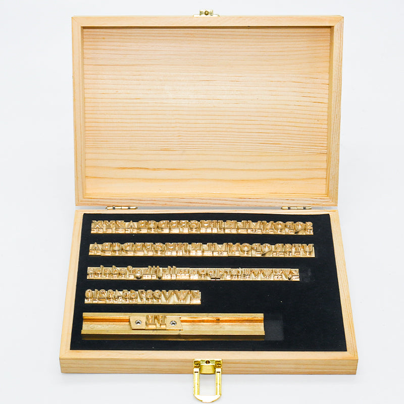 Factory Direct Sales T-shaped Movable Type Copper Mold, LOGO Leather Goods Hot Stamping Mold, English Letter Hot Stamping Mold