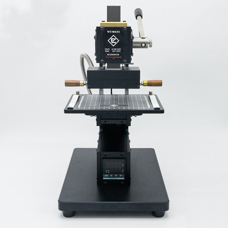 Digital Display Manual Heat Press Machine for Packaging & Logo Embossing – 90XTS