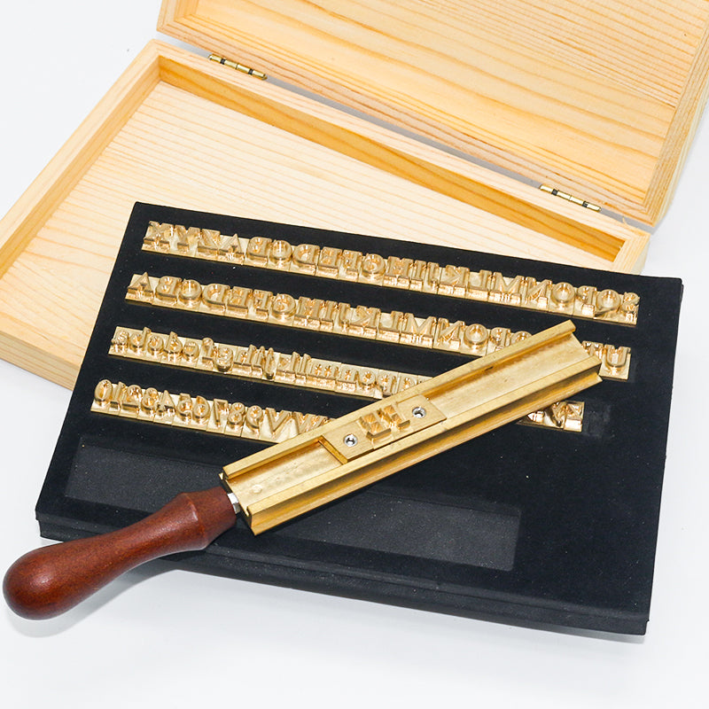 Factory Direct Sales T-shaped Movable Type Copper Mold, LOGO Leather Goods Hot Stamping Mold, English Letter Hot Stamping Mold