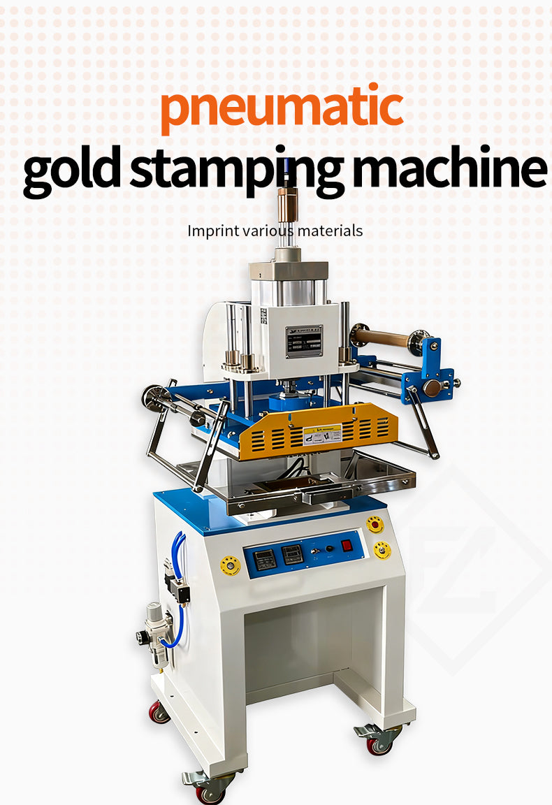 Automatic Digital Pneumatic Hot Foil Stamping Machine for Leather Logo Embossing