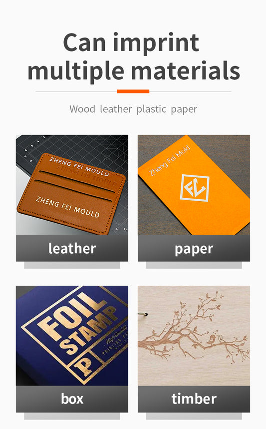 Automatic Digital Pneumatic Hot Foil Stamping Machine for Leather Logo Embossing