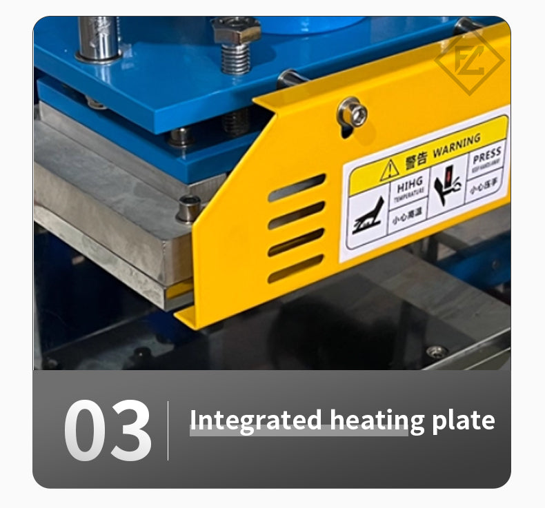 Automatic Digital Pneumatic Hot Foil Stamping Machine for Leather Logo Embossing