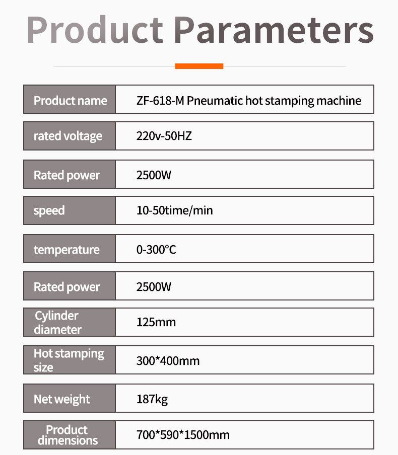 Automatic Digital Pneumatic Hot Foil Stamping Machine for Leather Logo Embossing