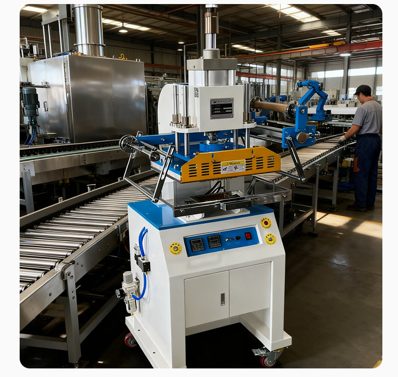 Automatic Digital Pneumatic Hot Foil Stamping Machine for Leather Logo Embossing