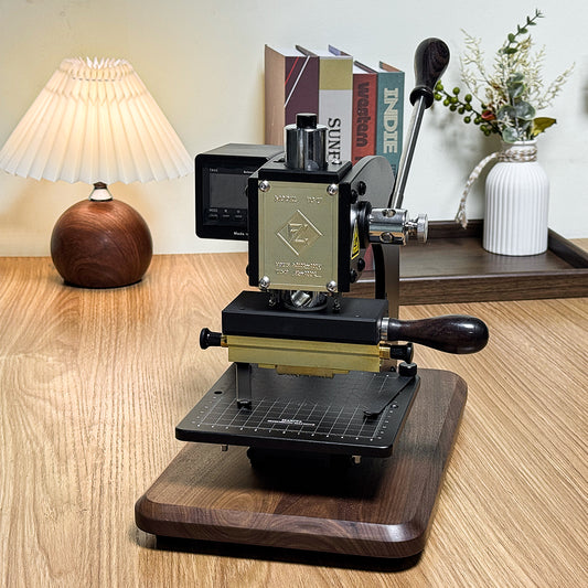 Hot Foil Stamping Machine Leather Stamp Emboss Press Tool Logo Custom Manual Digital Pvc Card Book Paper Heat Press Machine