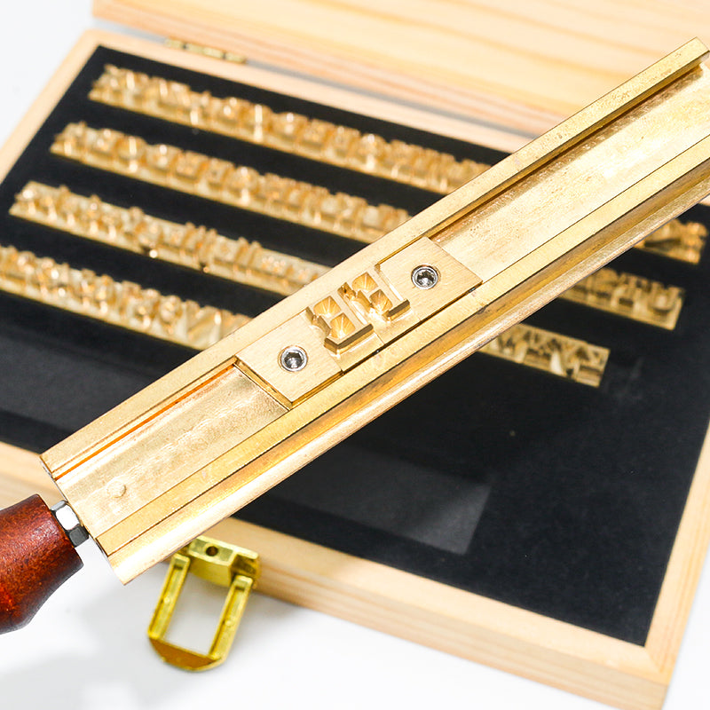 Factory Direct Sales T-shaped Movable Type Copper Mold, LOGO Leather Goods Hot Stamping Mold, English Letter Hot Stamping Mold