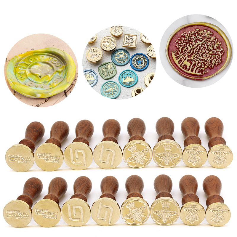 Wax seal customizable various sizes, shapes, patterns, logos, wax seal Christmas stamps