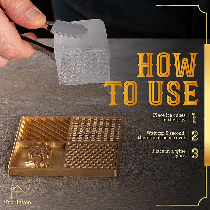 Bar Ice Stamp Copper Mold Personalized Marker Brass Ice Cube Seal Whiskey Cube Embossing Plate
