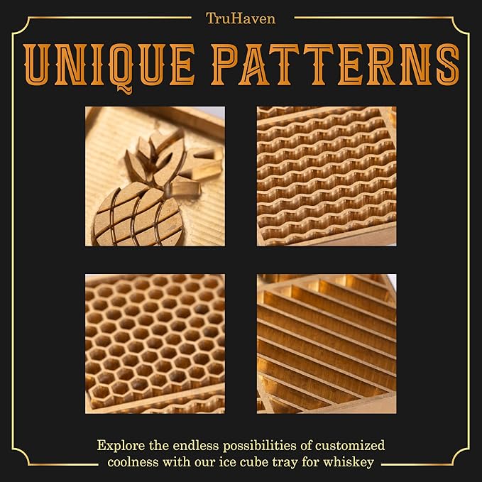 Customizable Ice Cube Stamps Hexagon Ice Cubes Brass Brand Stamp Ice Cube Gift Bartender