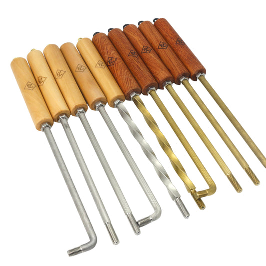 Leather Stamping Stick with Custom Brass Logo Mold