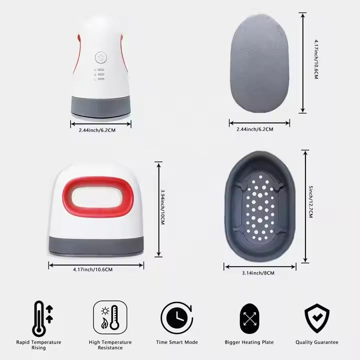 Electric Heat Press Machine 110V/220V 3 Modes Adjustable Printing Handheld Iron Transfer Clothes Hats Bags Stamping