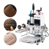 Load image into Gallery viewer, Customized Metal Stamp Leather Logo Hot Stamping Machine Pneumatic Gold Foil Automatic Digital Embossing Machine