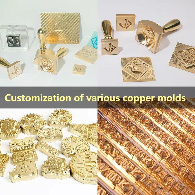 Brass Baking Cake Branding High Quality Customized Logo Brass Hot Stamp Bread Bakery Molds Sweet Branding Iron Cake