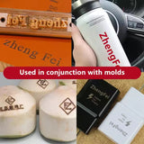 Load image into Gallery viewer, Customized Metal Stamp Leather Logo Hot Stamping Machine Pneumatic Gold Foil Automatic Digital Embossing Machine