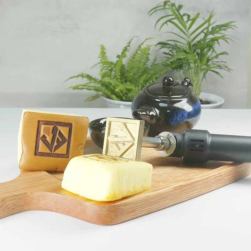 220V 200W Custom Text Logo Hot Stamping Machine Handheld Soldering Iron Logo stamper Coconut Heat Sealing Stamp