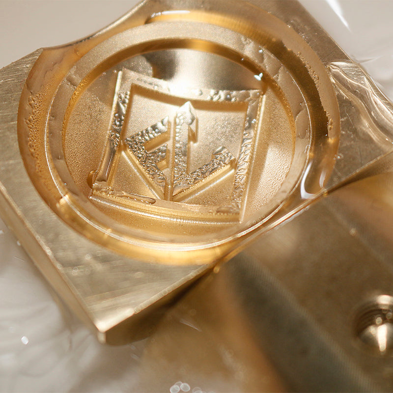 Custom Logo Ice Stamp, Brass Ice Stamp, Ice Cube Stamp, Ice Stamp For Bar, Custom Initial Whiskey Ice Stamp, Ice Brand Stamp